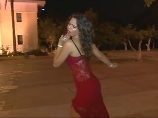 배 댄스 - nataly hay 에 빨강 드레스, 고화질 트리플 엑스 영화 33