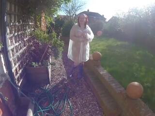 Plastic Coat in the Front Garden, Free HD sex clip 30 | xHamster