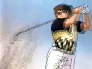 Anime miláčik buchol psie štýl na the golf polia