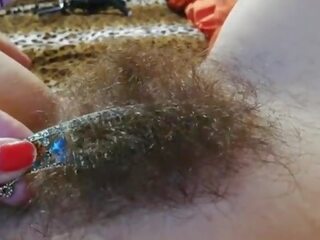 שיערי ג'ונגל פטיש של קליפים \ סירטוני ה הטוב ביותר שיערי כוס ב קרוב למעלה עם גדול דגדגן