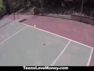TeensLoveMoney - Tennis harlot Fucks For Cash