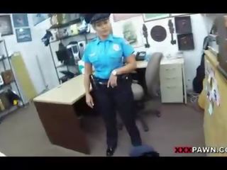 Police officer fucked in the backroom