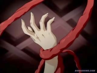 Helpless magical エロアニメ 思春期の 触手 ポンピング