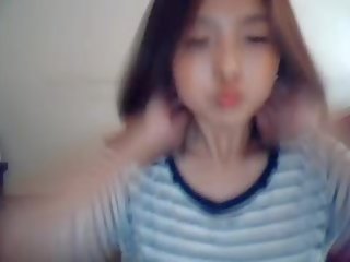 Coreana adolescente en web cámara