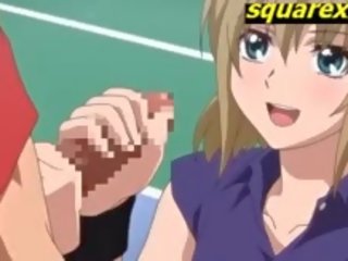Jāšanās par teniss tiesa hardcore anime izstāde