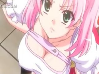 Busty hentai công chúa được miệng fucked lược cứng