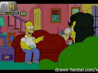 Simpsons โป๊ - เซ็กส์สามคน