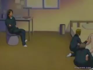 Hentai anime mergaitė namai gangbanged