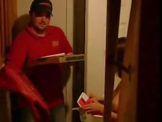 Naked Dare Answering To Pizza bloke
